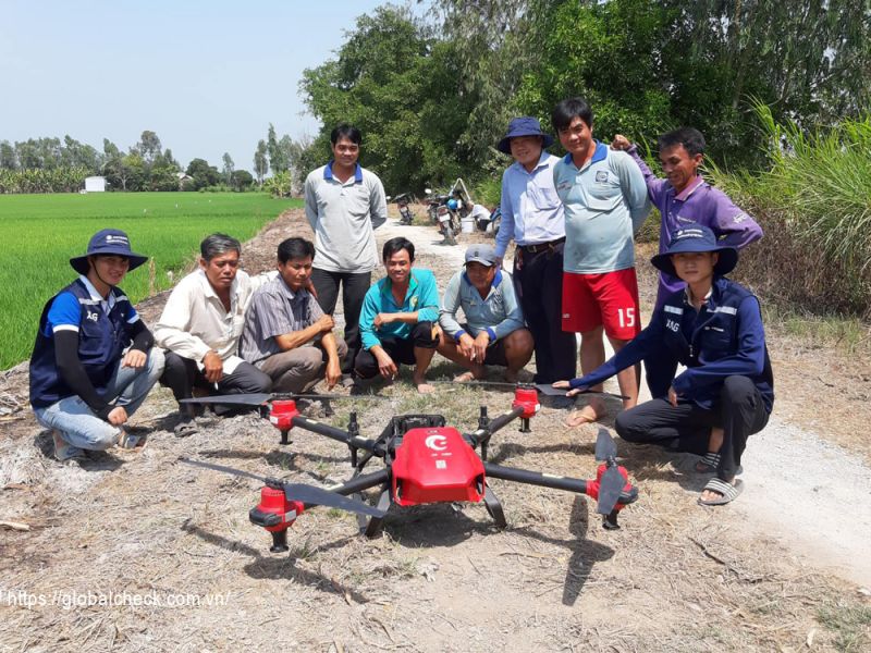 Cách vận chuyển máy bay phun thuốc Globalcheck đến điểm phun đơn giản mà sáng tạo